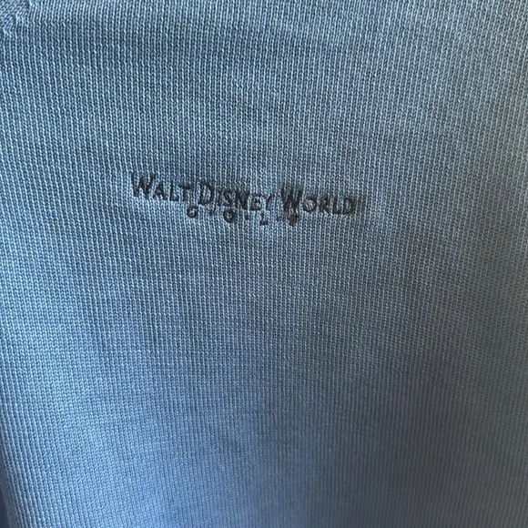 Oxford Golf Walt Disney World Golfing V-Neck Sweater in Vibrant Blue Long Sleeve - Picture 4 of 5